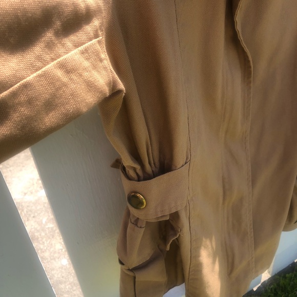 Anthropologie Sunner fawn color lightweight jacket, Medium, EXCELLENT CONDITION - Picture 6 of 9